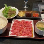 Yakiniku Tamakiya - A4A5カルビランチ、1,650円