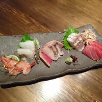 いせもん本店 - お造り五種盛合せ