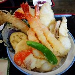 塩で食べる海鮮てんぷら 汐彩 - 海鮮天丼