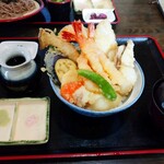 塩で食べる海鮮てんぷら 汐彩 - 海鮮天丼セット