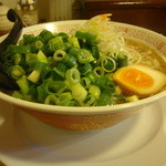 はなふく - 魚介鶏とんこつらーめん+追加のネギ