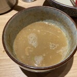 中華そば 葵 - 割スープ注入