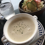 Restaurant Takayama - セットのスープサラダ