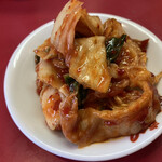 支那そば 北熊 - サービスキムチ