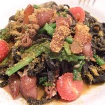 オステリア・ピノ・ジョーヴァネ - イカ墨ホタルイカパスタ