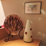 センティウ - 花瓶と模様皿