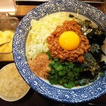 麺屋 幡 - 料理写真:【限定】台湾まぜそば　800円＋背脂まし　100円