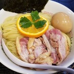 塩そば専門店 桑ばら - 地鶏たたきの昆布水塩つけそば