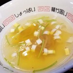 塩そば専門店 桑ばら - 地鶏たたきの昆布水塩つけそば