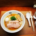 銀座 八五 - 特製中華そば&テーブルセット