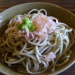 純粋にわさびだけの「わさびそば」