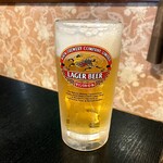 Yakiniku Sakae Ya - 生ビール（中）。