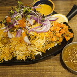 カレーショップ初恋 - 広島産牡蠣のビリヤニ　カレーセット　1,500円