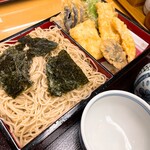 更科 - 生ゆば天ざる