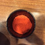 肉玉そば　おとど - オレンジ色。