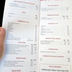 Bouillon CHARTIER - メニュー