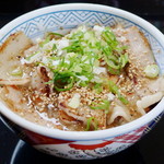 吉野家 - 焼味 ねぎ塩豚丼<並盛>（\390、2012年9月）