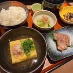 出汁巻き卵と焼魚御膳【限定】