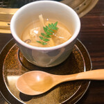 焼肉 銀座コバウ - 竹の子の茶碗蒸し