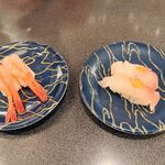 Mawaru Sushi Douraku - 南蛮えびと鯛柚子塩