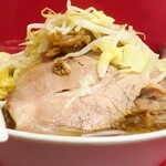 ラーメン二郎 - ラーメン小＋ニンニク多め＋ショウガ半分