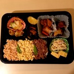 Kitano Obanzai Shiduru - 三色丼弁当 1000→800円