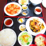 中国酒菜 味楽 - ２人の選べるランチ定食　７８０円（税込）【２０２１年５月】