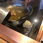 にい留 - これが見える化油避け！黄金色の油♫