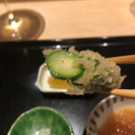 にい留 - 溢れるアスパラジュース！