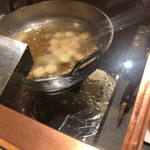 にい留 - 大将の大好きな天種である子玉の新玉葱！素晴らしい香りが漂います…♫