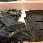 そば工房 玉江 - 板わかめと海苔