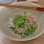 そば工房 玉江 - そばサラダ