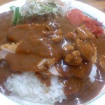 Ichiban kan - カツカレー（赤）ルー増量￥900　かけた後