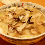 中国大明火鍋城 - シーフード麺（大盛）￥940
