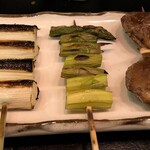 ナリマス - ネギ、アスパラ、シイタケ