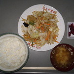 ハトヤ分店 - 野菜炒め定食