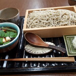 そば屋この花 - しいたけせいろ