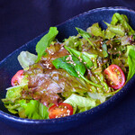 Japanese-style salad (onion dressing)