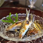 比良山荘 - 今年の鮎は身がふっくら(^^♪