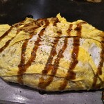 Okonomiyaki Teppanyaki Fuufuu - オムそば定食 780円