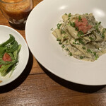 ワイン＆イタリアン baits - 和風パスタとスープ、サラダ