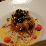 鮨まつもと - ウニビーフン