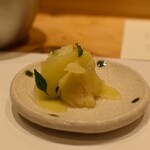 心伯 - 木の芽と生姜のガリ