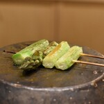 心伯 - アスパラとホワイトアスパラ