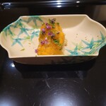 日本料理 晴山 - 蟹の雲丹和え