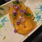 日本料理 晴山 - 蟹の雲丹和え