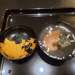 日本料理 晴山 - フカヒレと鼈のお椀