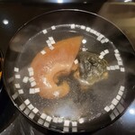 日本料理 晴山 - フカヒレと鼈のお椀
