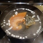 日本料理 晴山 - フカヒレと鼈のお椀