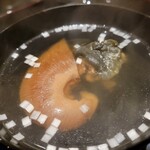 日本料理 晴山 - フカヒレと鼈のお椀